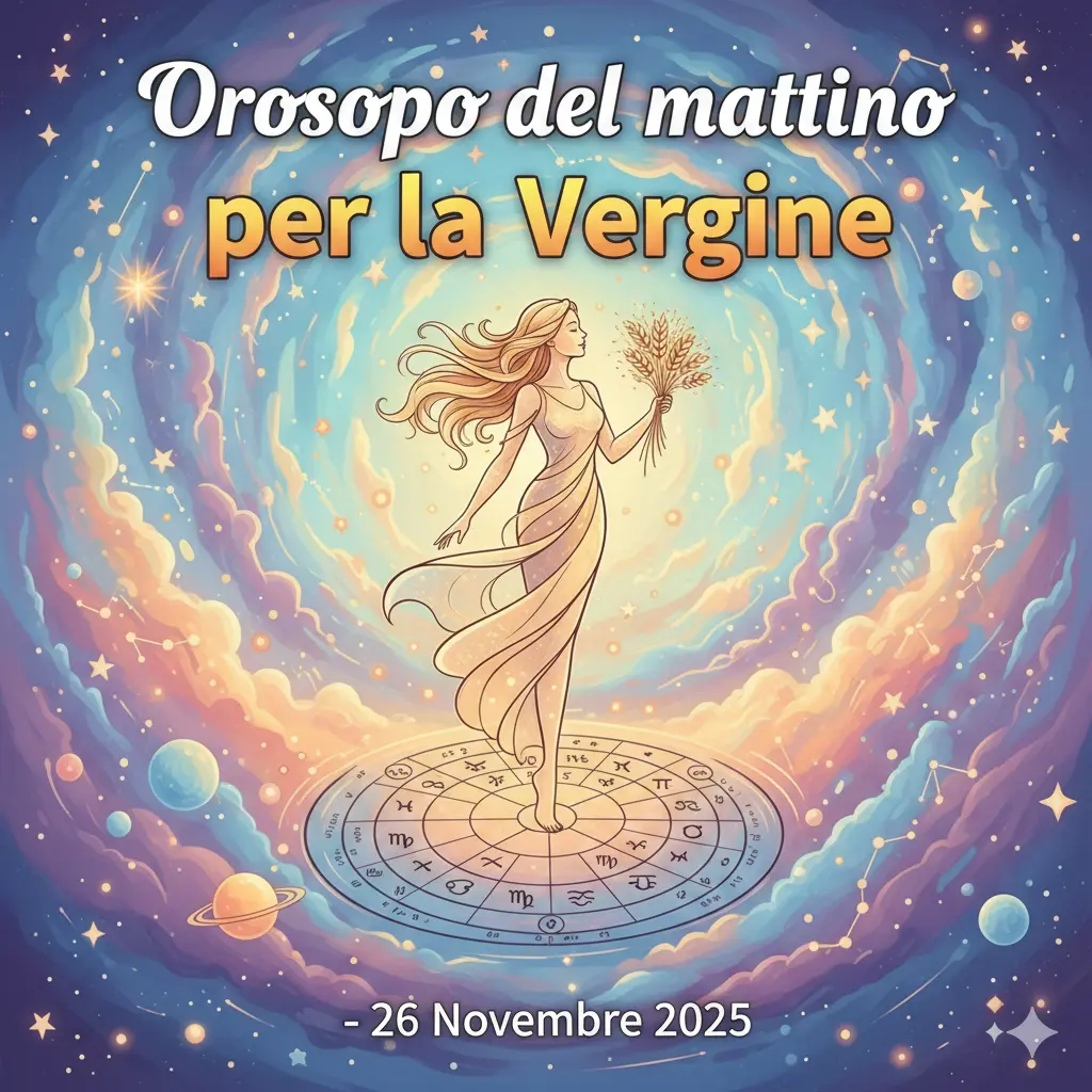 Oroscopo del mattino per la Vergine – 26 Novembre 2025