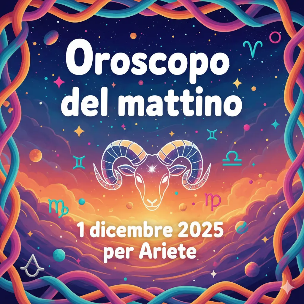 Oroscopo del mattino – 1 dicembre 2025 per Ariete