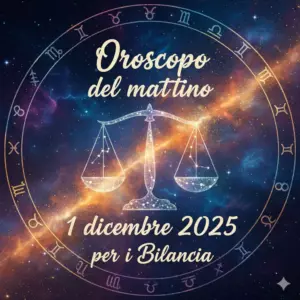 Oroscopo del mattino – 1 dicembre 2025 per i Bilancia