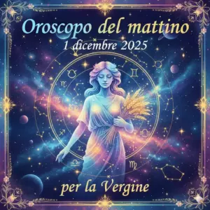 Oroscopo del mattino – 1 dicembre 2025 per la Vergine
