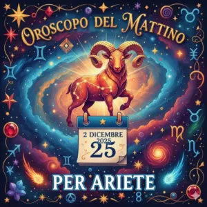 Oroscopo del mattino – 2 dicembre 2025 per Ariete