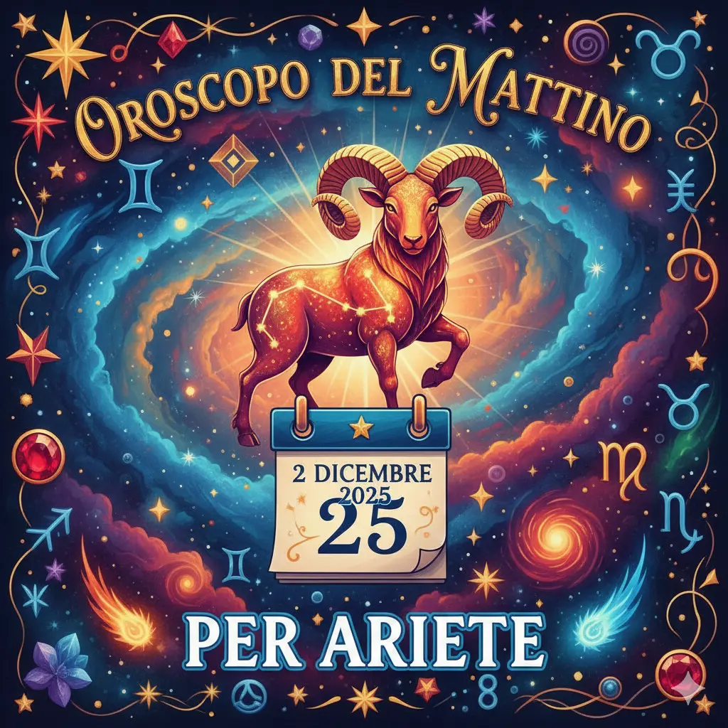 Oroscopo del mattino – 2 dicembre 2025 per Ariete