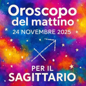 Oroscopo del mattino – 24 novembre 2025 per il Sagittario