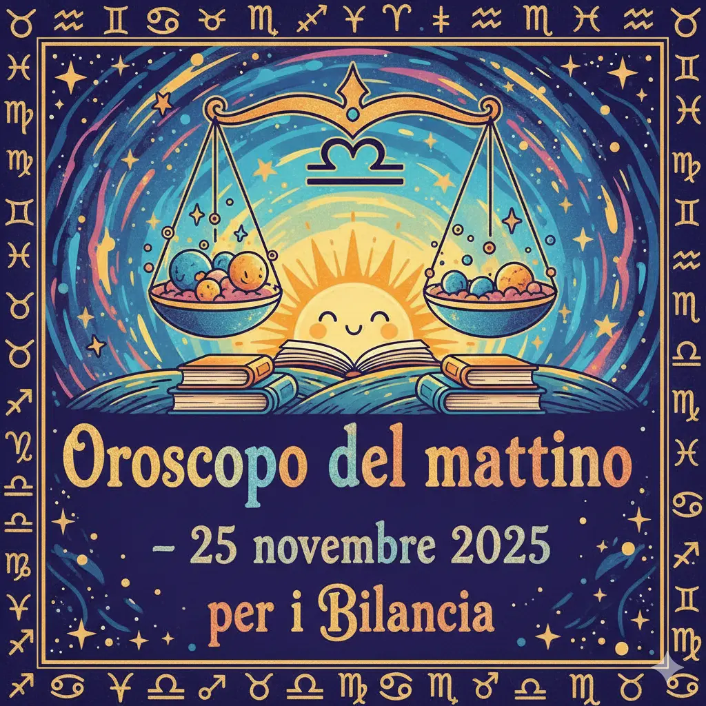Oroscopo del mattino – 25 novembre 2025 per i Bilancia
