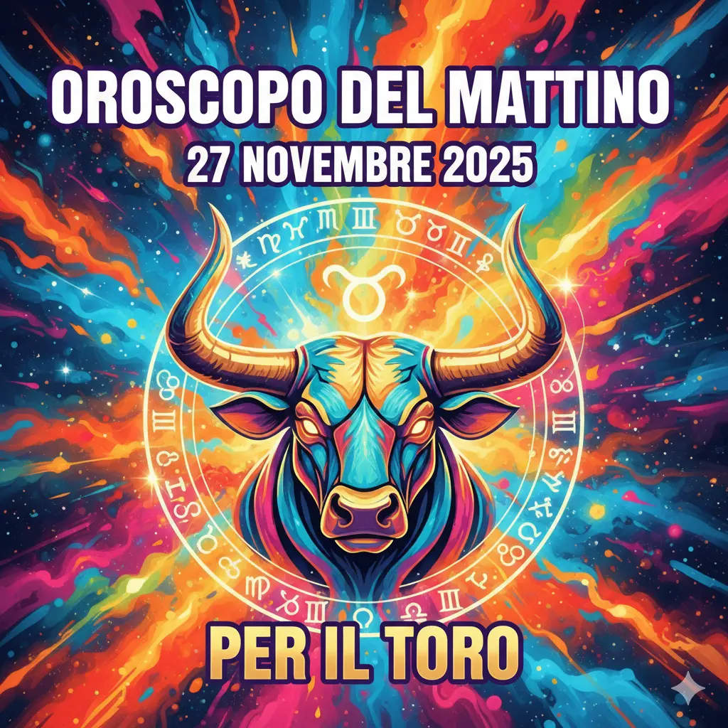 Oroscopo del mattino – 27 novembre 2025 per il Toro