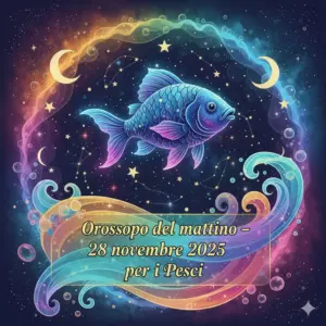 Oroscopo del mattino – 28 novembre 2025 per i Pesci