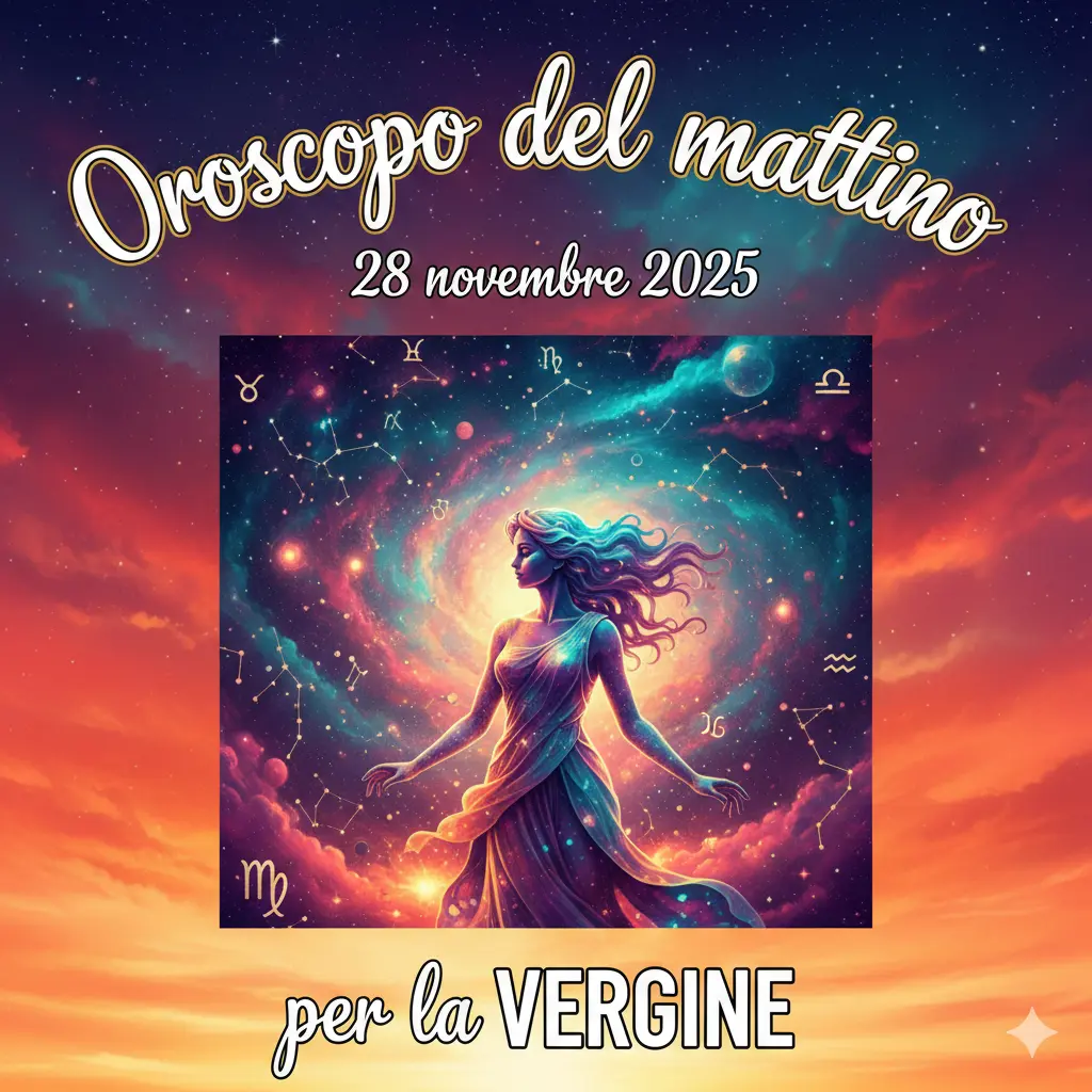 Oroscopo del mattino – 28 novembre 2025 per la Vergine