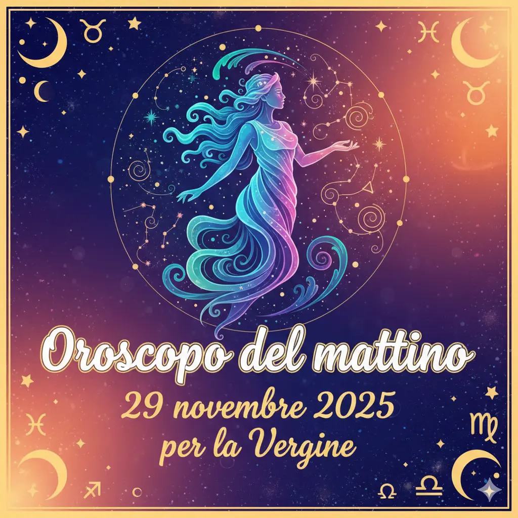 Oroscopo del mattino – 29 novembre 2025 per la Vergine