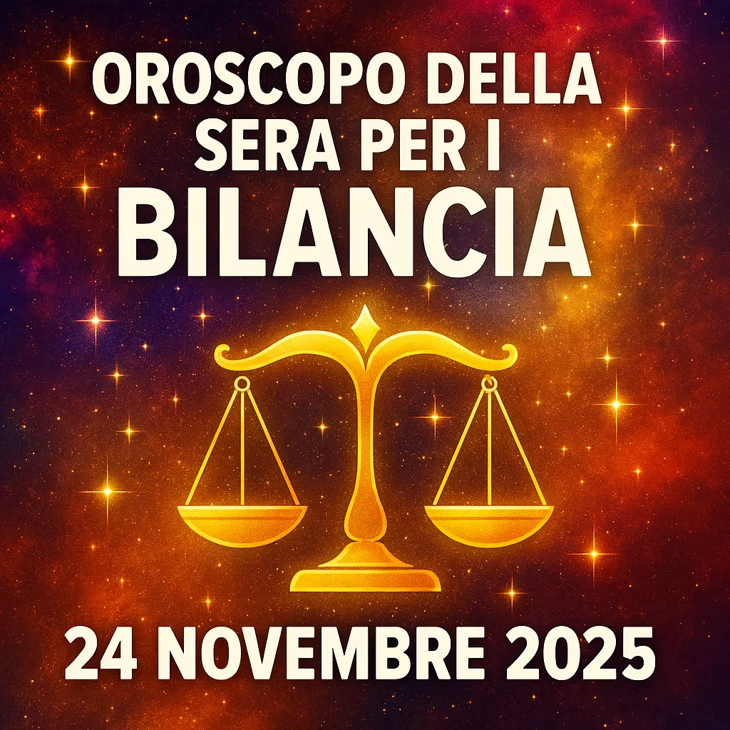 Oroscopo della Sera per i Bilancia – 24 Novembre 2025