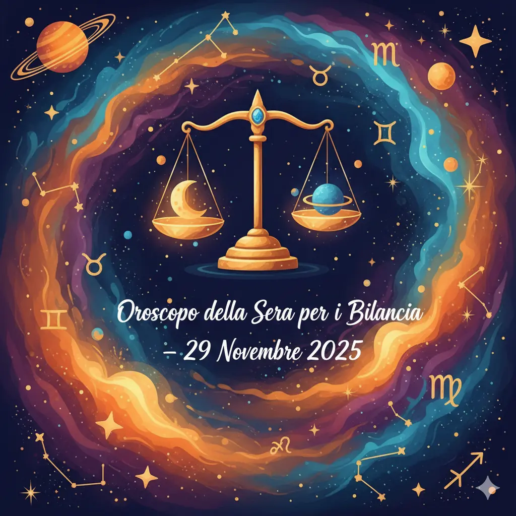 Oroscopo della Sera per i Bilancia – 29 Novembre 2025