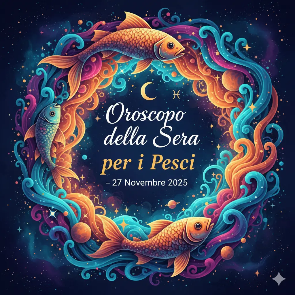 Oroscopo della Sera per i Pesci – 27 Novembre 2025