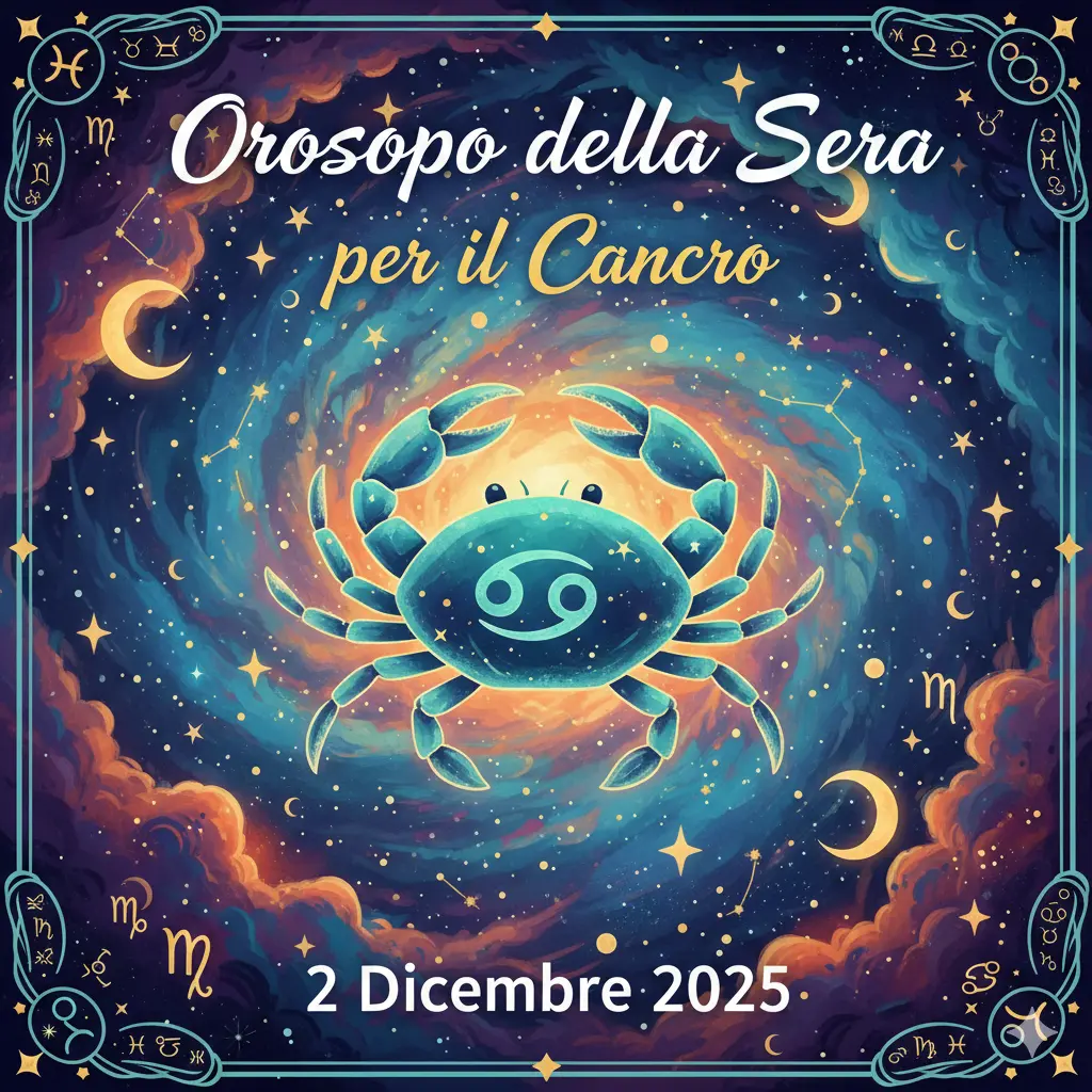 Oroscopo della Sera per il Cancro – 2 Dicembre 2025