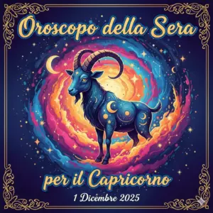 Oroscopo della Sera per il Capricorno – 1 Dicembre 2025