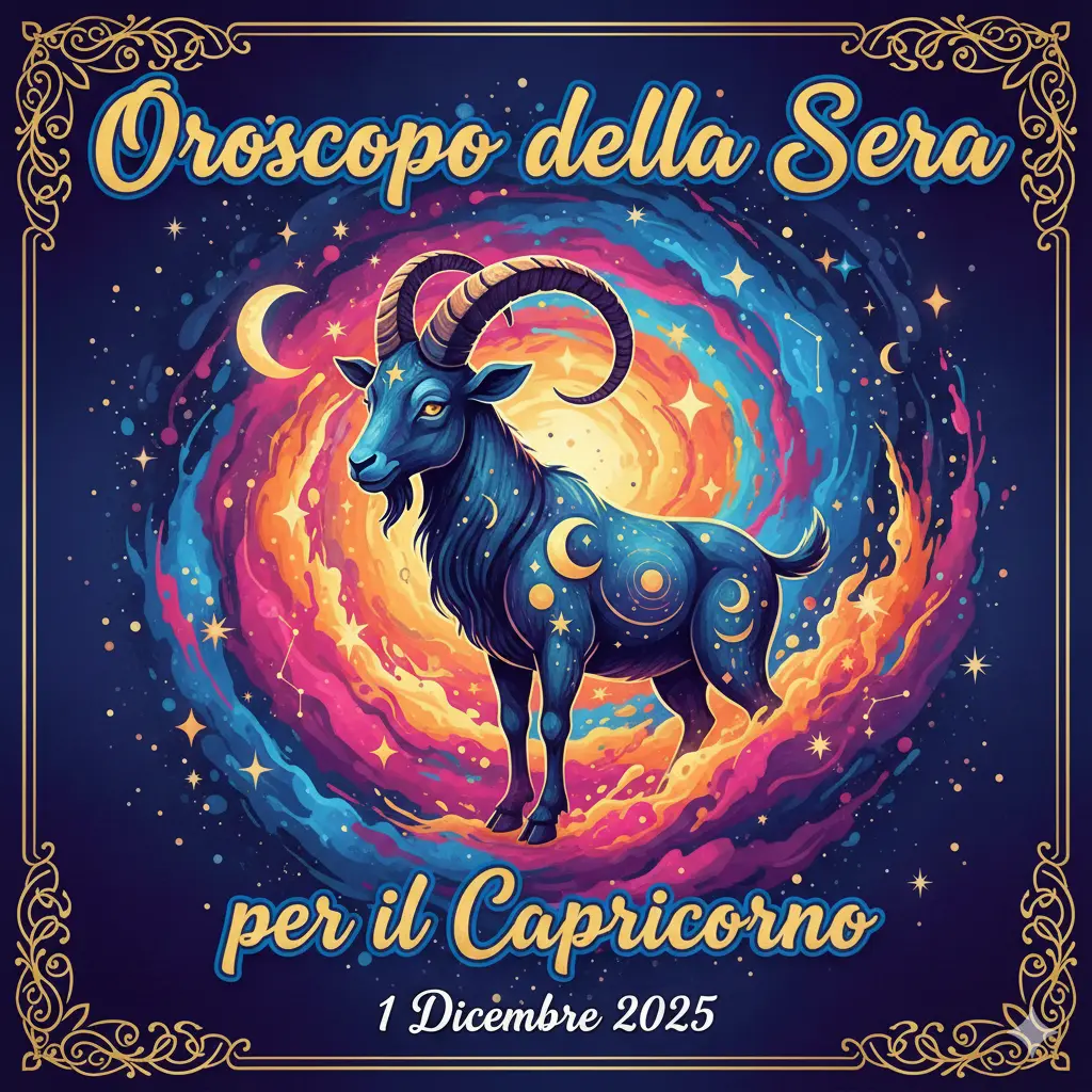 Oroscopo della Sera per il Capricorno – 1 Dicembre 2025