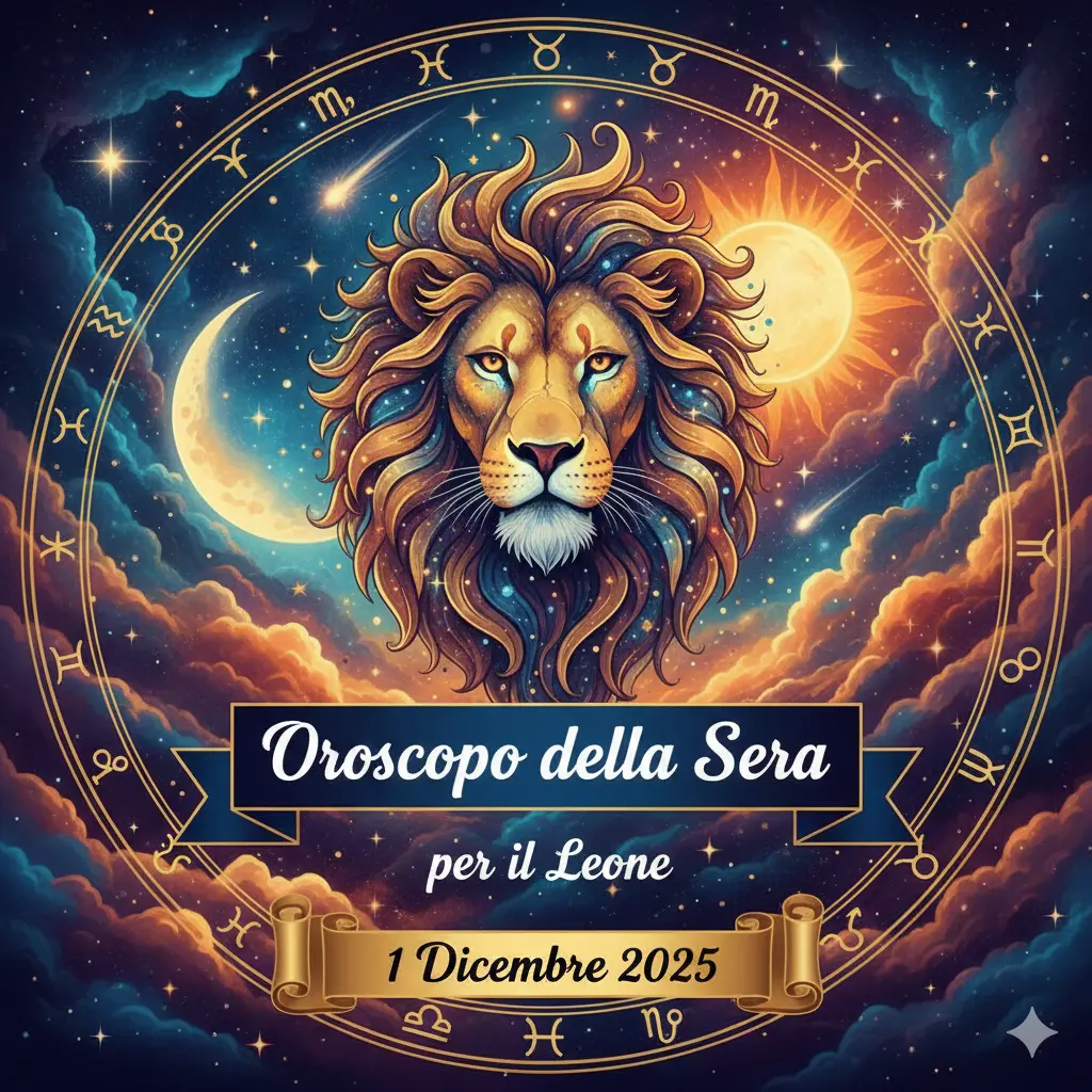 Oroscopo della Sera per il Leone – 1 Dicembre 2025