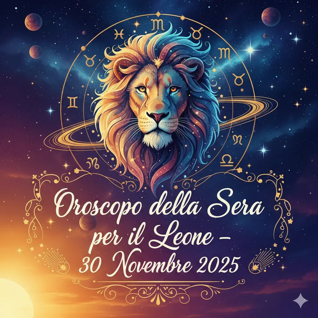 Oroscopo della Sera per il Leone – 30 Novembre 2025