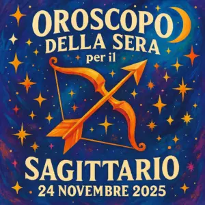 Oroscopo della Sera per il Sagittario – 24 Novembre 2025