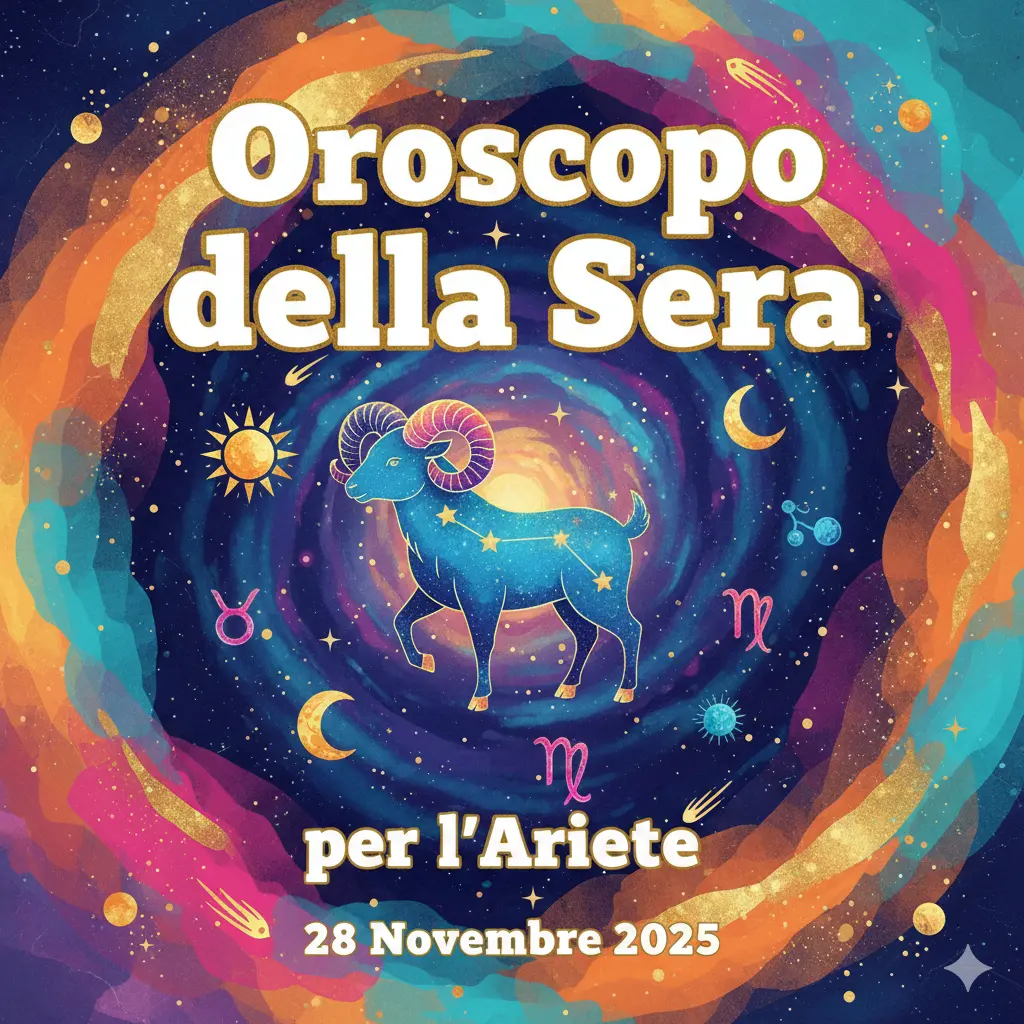 Oroscopo della Sera per l’Ariete – 28 Novembre 2025