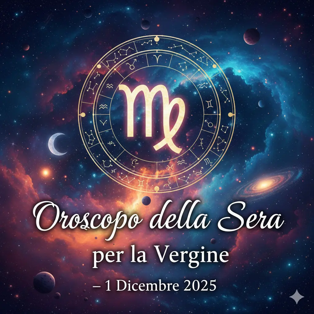 Oroscopo della Sera per la Vergine – 1 Dicembre 2025