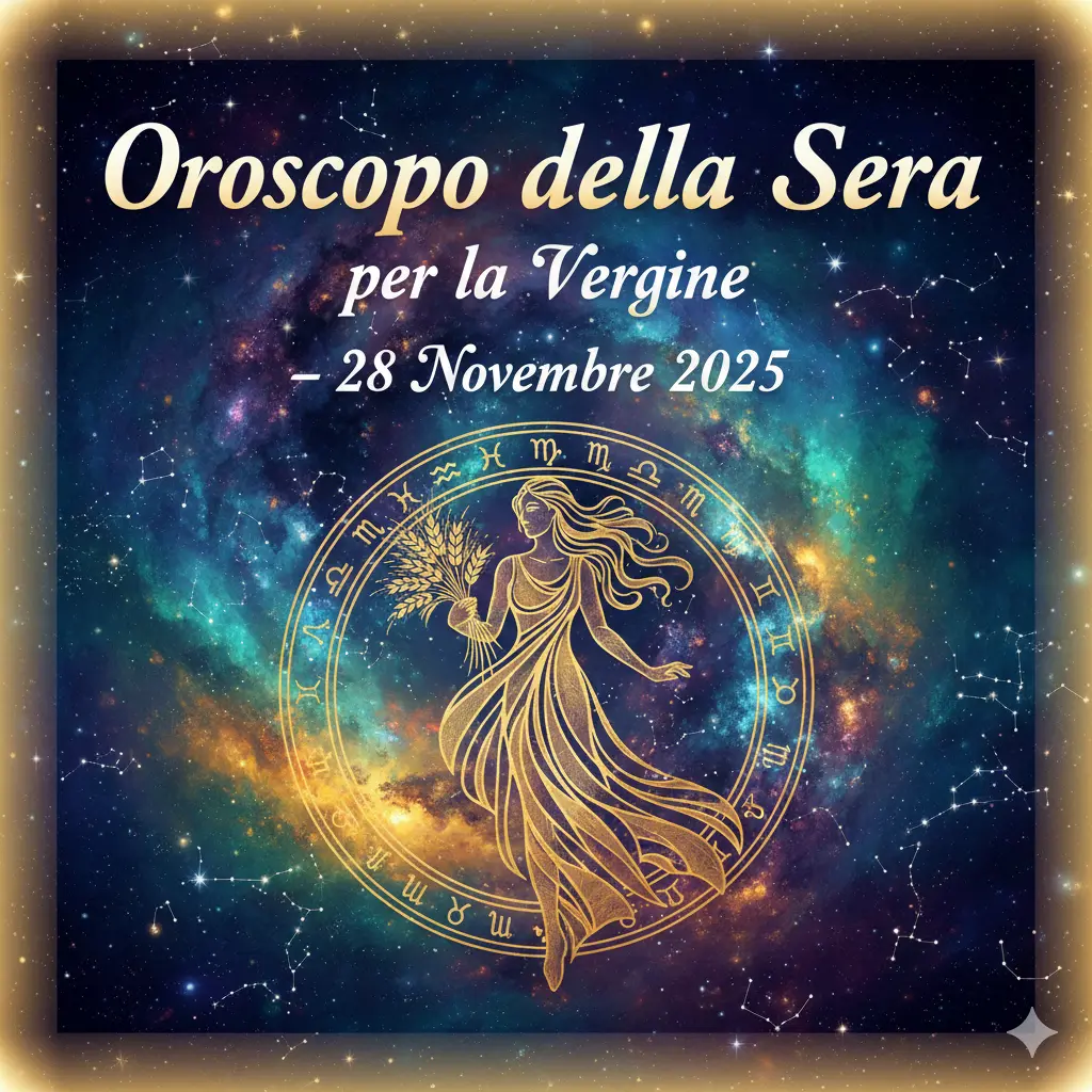 Oroscopo della Sera per la Vergine – 28 Novembre 2025