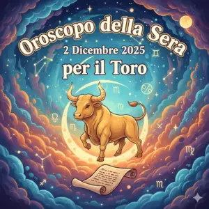 Oroscopo della Sera – 2 Dicembre 2025 per il Toro