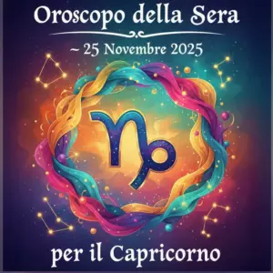 Oroscopo della Sera – 25 Novembre 2025 per il Capricorno