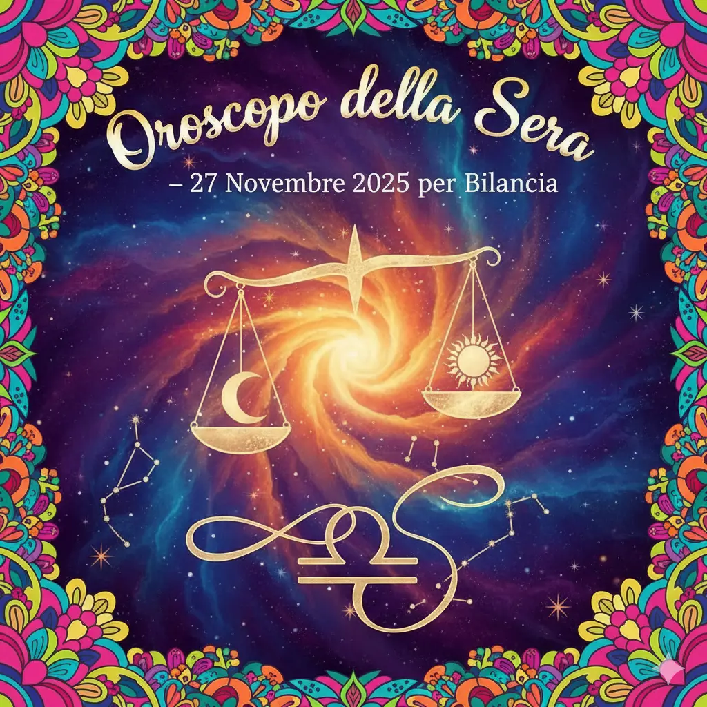 Oroscopo della Sera – 27 Novembre 2025 per Bilancia