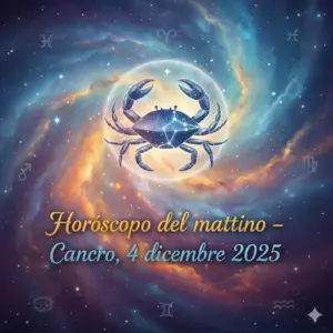Horoscopo del mattino – Cancro, 4 dicembre 2025