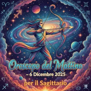 Oroscopo del Mattino – 6 Dicembre 2025 per il Sagittario