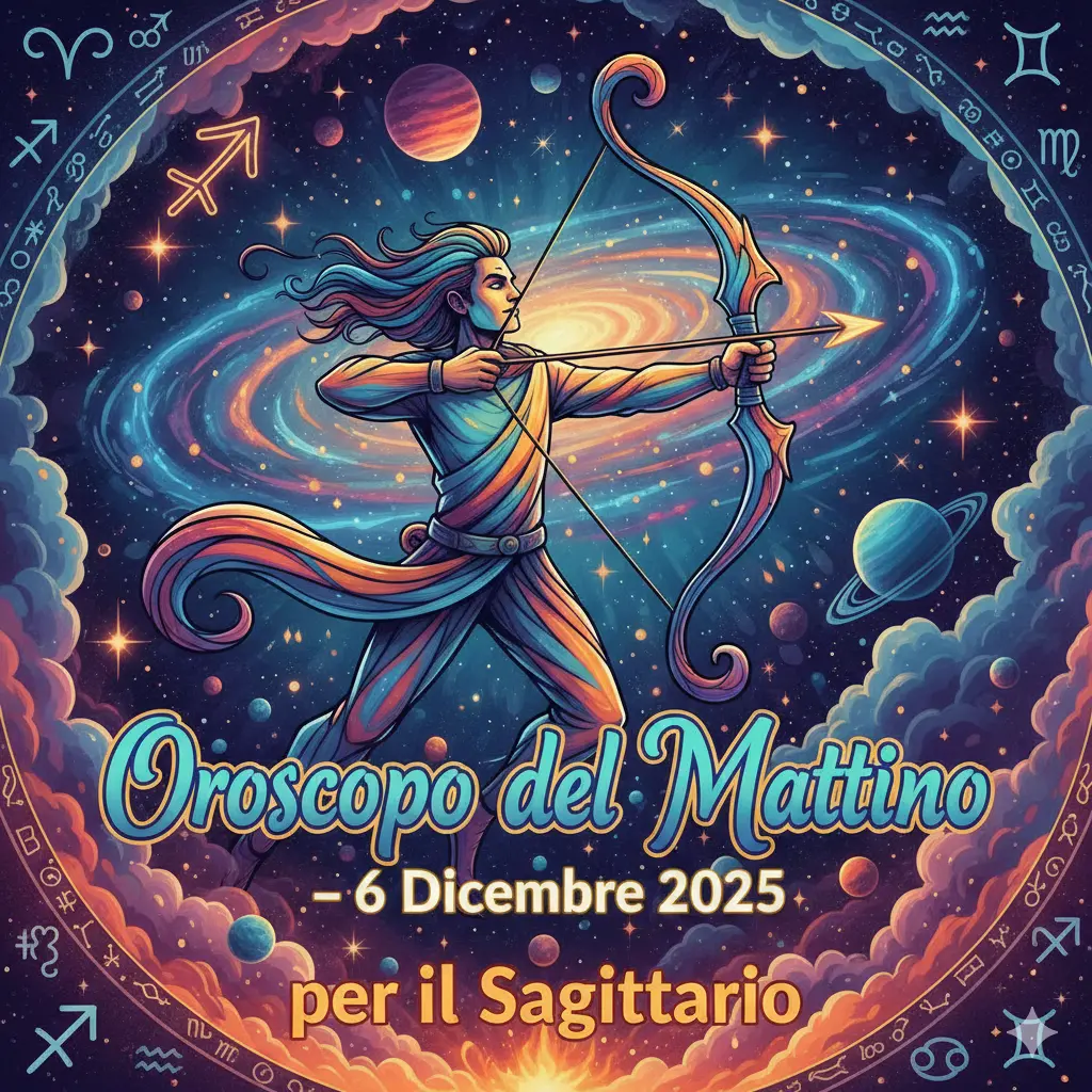 Oroscopo del Mattino – 6 Dicembre 2025 per il Sagittario