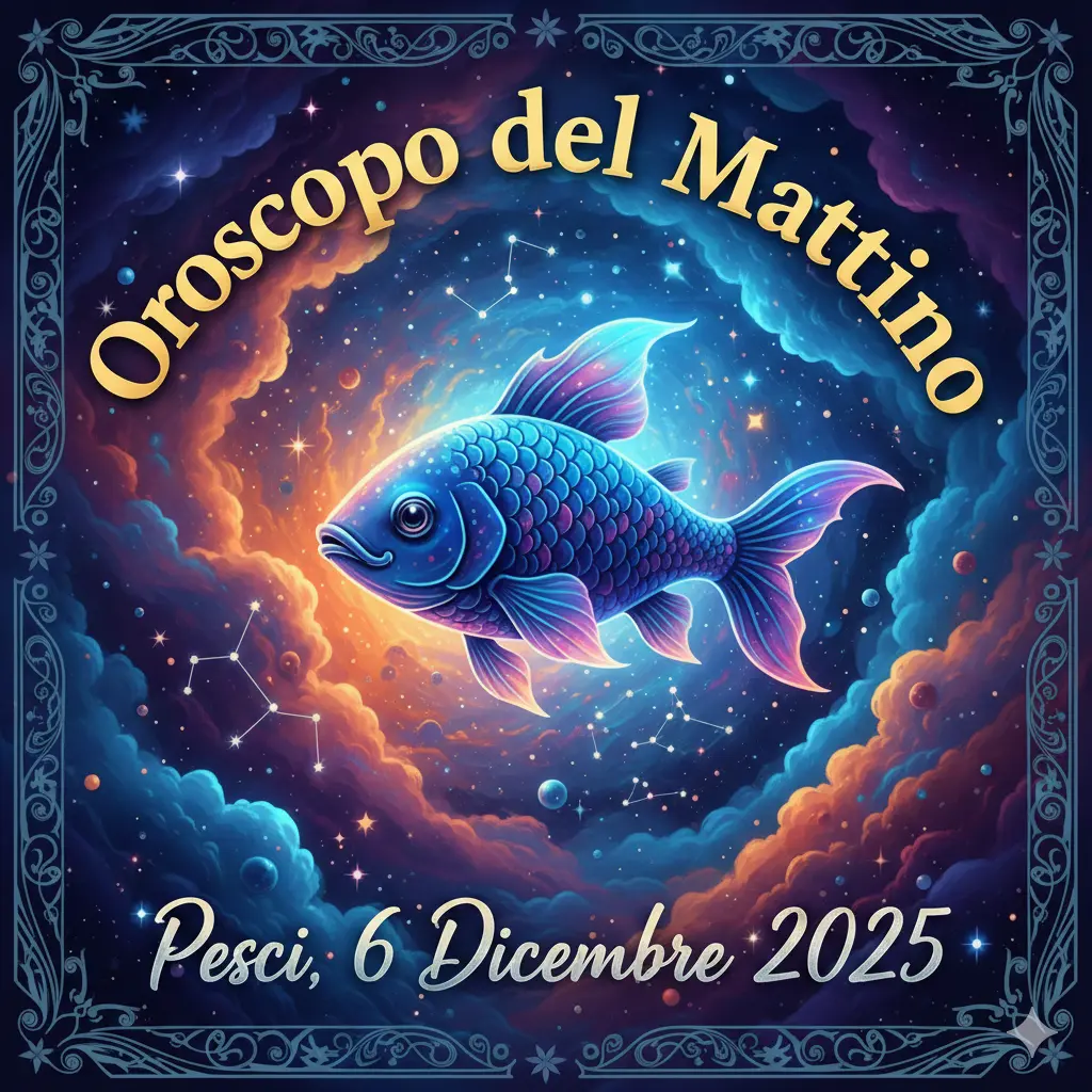 Oroscopo del Mattino – Pesci, 6 Dicembre 2025