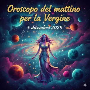 Oroscopo del mattino per la Vergine – 5 dicembre 2025