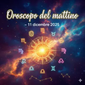 Oroscopo del mattino – 11 dicembre 2025