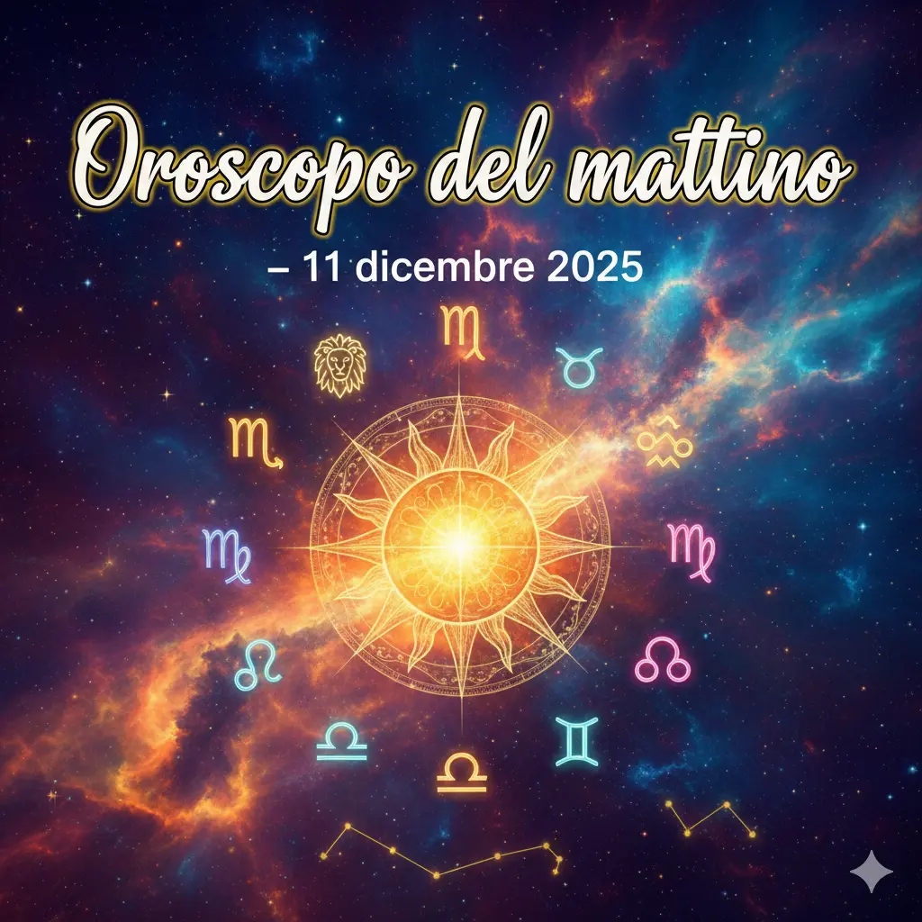 Oroscopo del mattino – 11 dicembre 2025