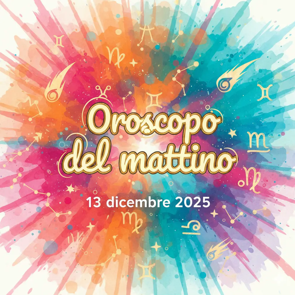 Oroscopo del mattino – 13 dicembre 2025