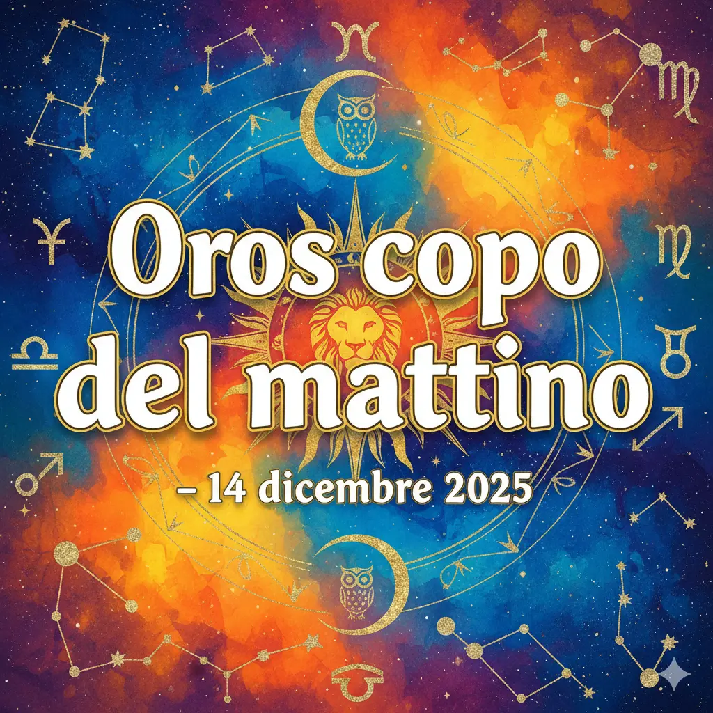 Oroscopo del mattino – 14 dicembre 2025