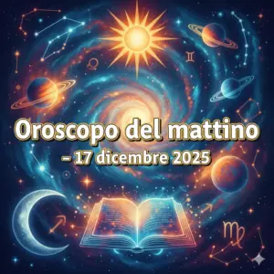 Oroscopo del mattino – 17 dicembre 2025