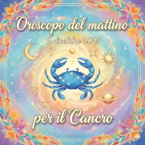 Oroscopo del mattino – 2 dicembre 2025 per il Cancro