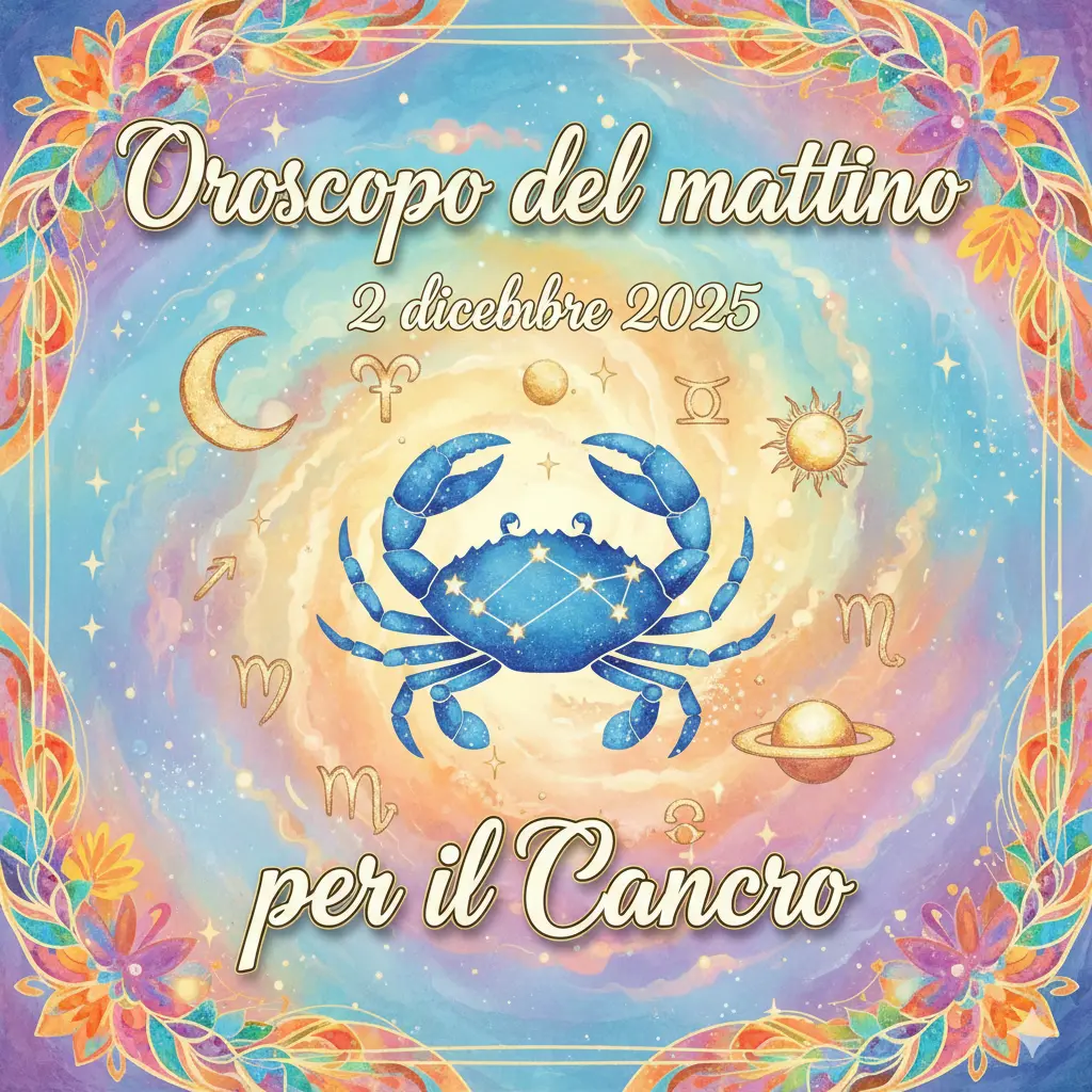 Oroscopo del mattino – 2 dicembre 2025 per il Cancro