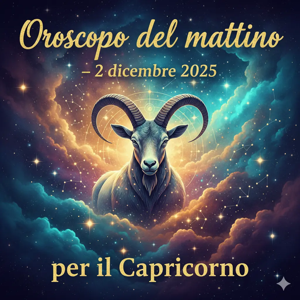 Oroscopo del mattino – 2 dicembre 2025 per il Capricorno