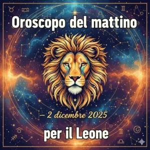 Oroscopo del mattino – 2 dicembre 2025 per il Leone
