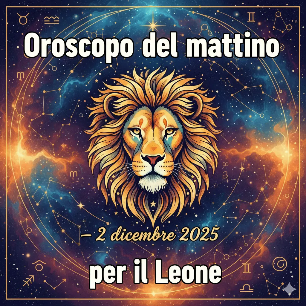 Oroscopo del mattino – 2 dicembre 2025 per il Leone