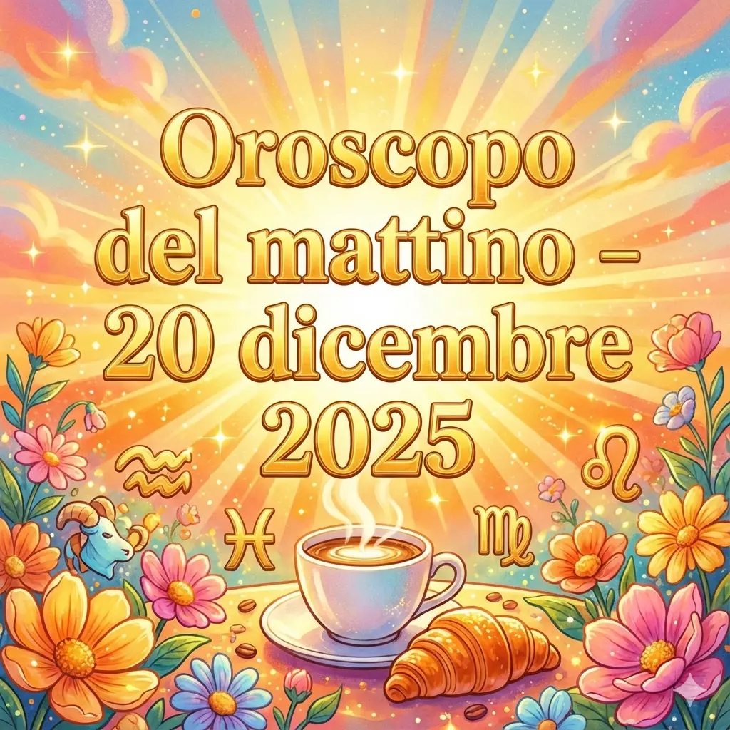 Oroscopo del mattino – 20 dicembre 2025