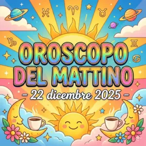 Oroscopo del mattino – 22 dicembre 2025
