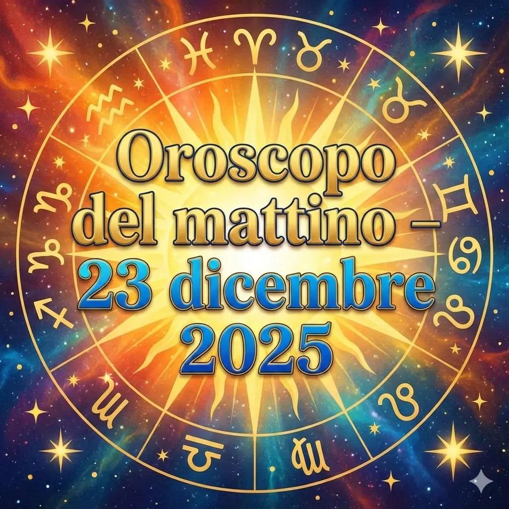 Oroscopo del mattino – 23 dicembre 2025