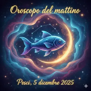 Oroscopo del mattino – Pesci, 5 dicembre 2025