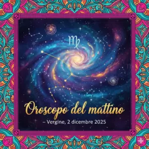 Oroscopo del mattino – Vergine, 2 dicembre 2025