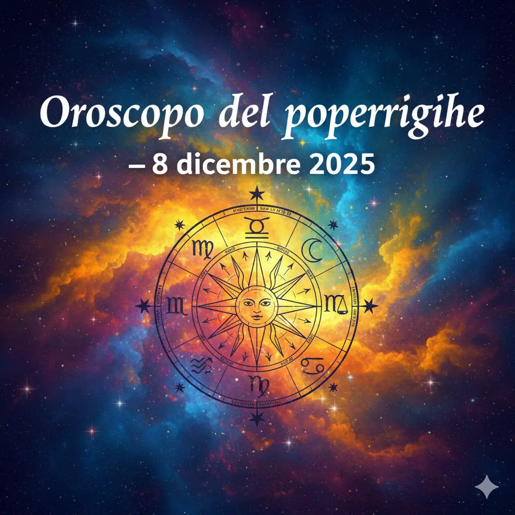 Oroscopo del pomeriggio – 8 dicembre 2025
