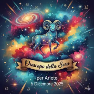 Oroscopo della Sera per Ariete – 6 Dicembre 2025