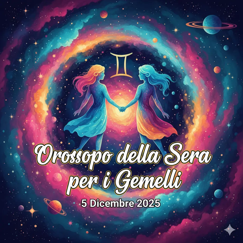 Oroscopo della Sera per i Gemelli – 5 Dicembre 2025